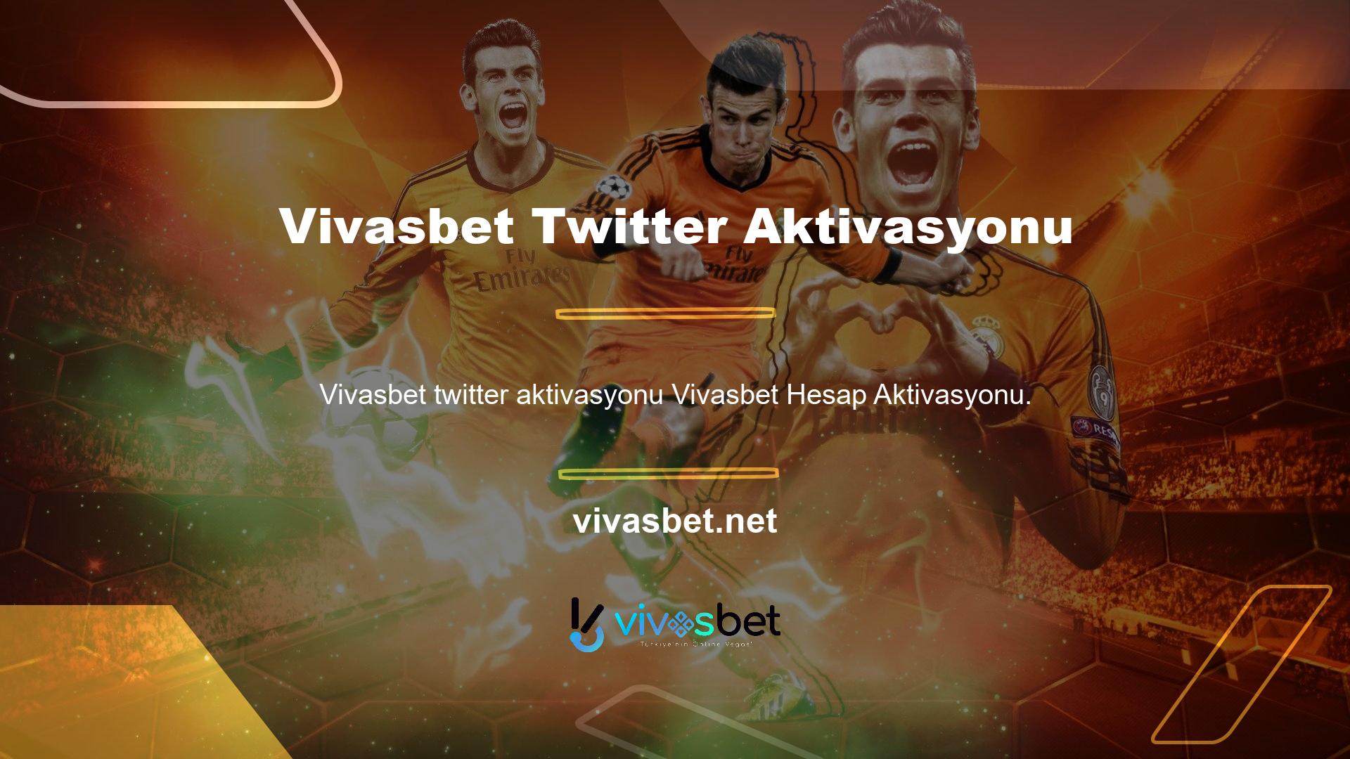 Vivasbet Twitter sayfası, sadece alan adı değişikliği hakkında değil, aynı zamanda sitede geçerli olan bonus tesisleri arasında sadece gerekli tüm bilgileri sunacaktır